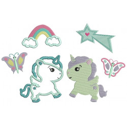 Stickserie WONDERLAND - Einhorn